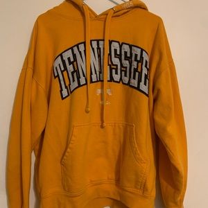 yellow/orange tennessee volunteers college hoodie